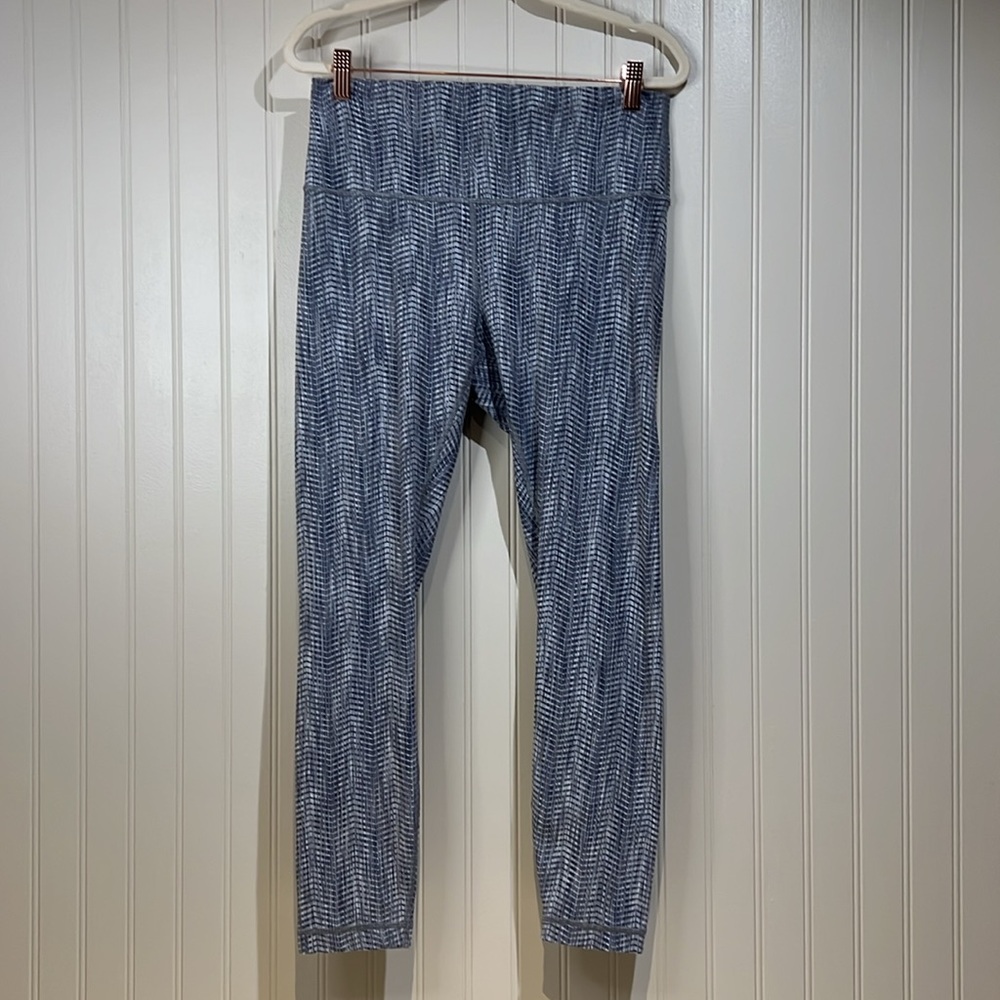 Lululemon Wunder Under Hi-Rise 7/8 Tight *25" Luon Arrow Battleship Silver - Picture 2 of 14